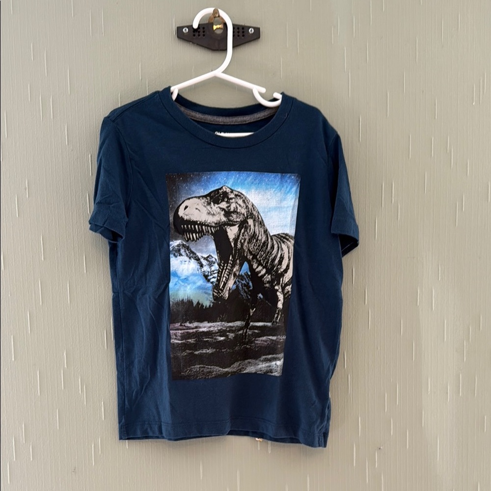 Old Navy Blue Graphic Short Sleeve Tees